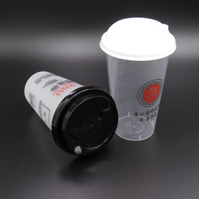 뜨거운 음료 H53cm를 위해 매트가 깔린 90ml 명확한 플라스틱 음료 컵 PP 주입