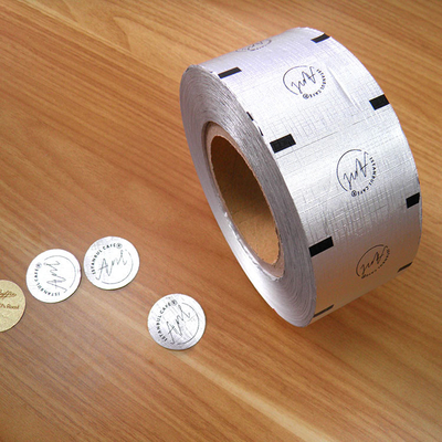 37mm 인쇄 네스프레소 캡슐 포일 뚜껑 0.038mm 다이 컷 뚜껑 열 밀봉