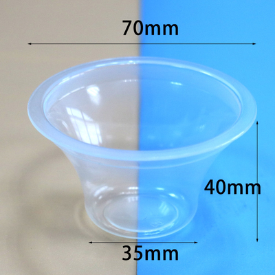 위생적인 60 밀리람베르트 소스 작은 피피 컵 68*58*62cm 투명 플라스틱