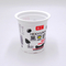 알루미늄 호일 뚜껑이 있는 식품 등급 플라스틱 컵 12oz650ml 맞춤형 플라스틱 요구르트 우유 음료 컵