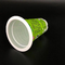 180ml 음식 급료 요구르트 플라스틱 컵 알루미늄 호일 뚜껑을 가진 냉동 요구르트 컵