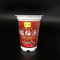 55mm 바닥 플라스틱 요구르트 컵 350g 밀봉 필름 뚜껑이 있는 12 Oz 아이스크림 컵