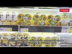 식품 저장실을 위한 120g IML 플라스틱이 버릴 수 있는 요거트 컵 7.1 * 7 센티미터